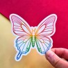 Sticker attrape soleil papillon