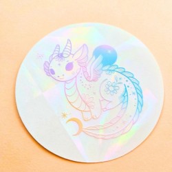 Sticker attrape soleil dragon