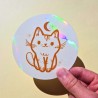 Sticker attrape soleil chat