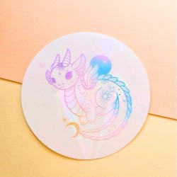 Sticker attrape soleil dragon