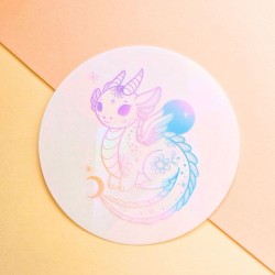 Sticker attrape soleil dragon