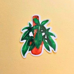 Sticker plante déco - Autocollant nature pour ordinateur portable