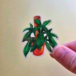 Sticker plante déco - Autocollant nature pour ordinateur portable
