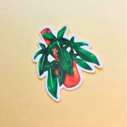 Sticker plante déco - Autocollant nature pour ordinateur portable