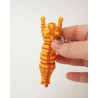 Porte-clefs chat anti-stress articulé