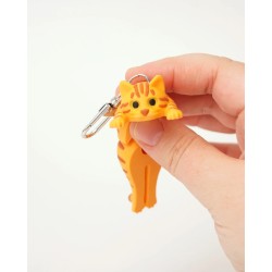 Porte-clefs chat anti-stress articulé