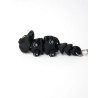 Porte-clefs chat noir anti-stress articulé