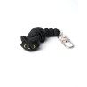 Porte-clefs chat noir anti-stress articulé
