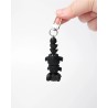 Porte-clefs chat noir anti-stress articulé