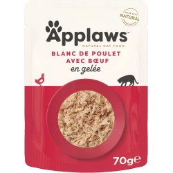 Patée en gelée pour chat - poulet et boeuf