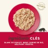 Patée en gelée pour chat - poulet et boeuf