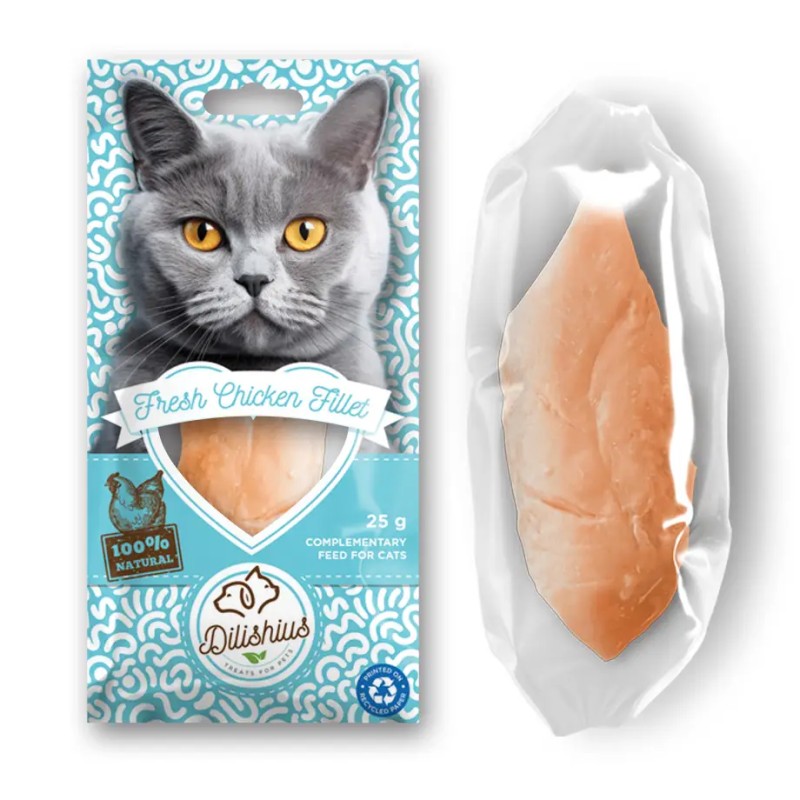 Filet de Poulet 100 % Naturel pour chat