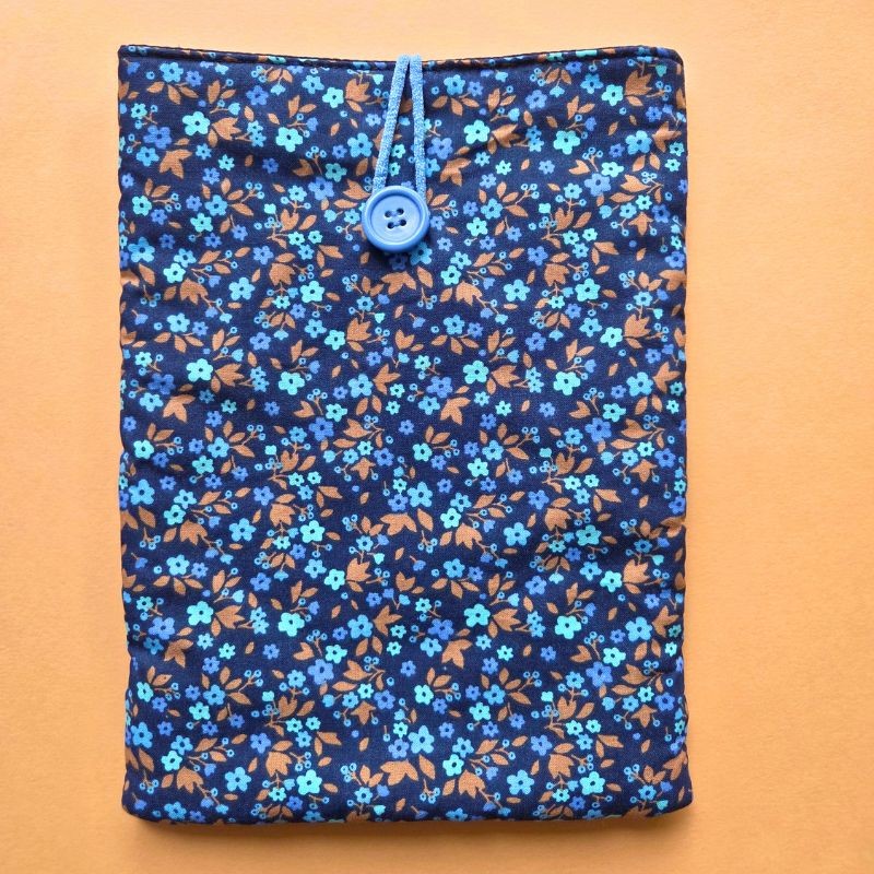 Pochette à livre  - fleurs