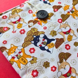 Pochette à livre  - shiba