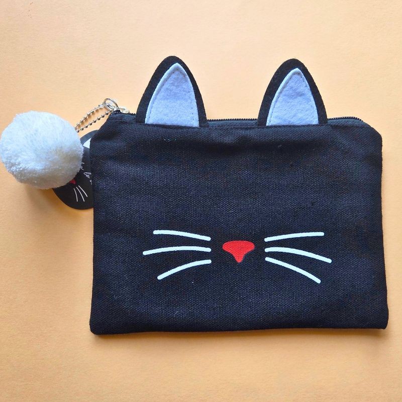 Pochette - chat noir