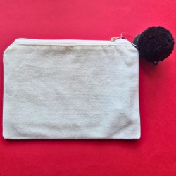 Pochette - chat blanc