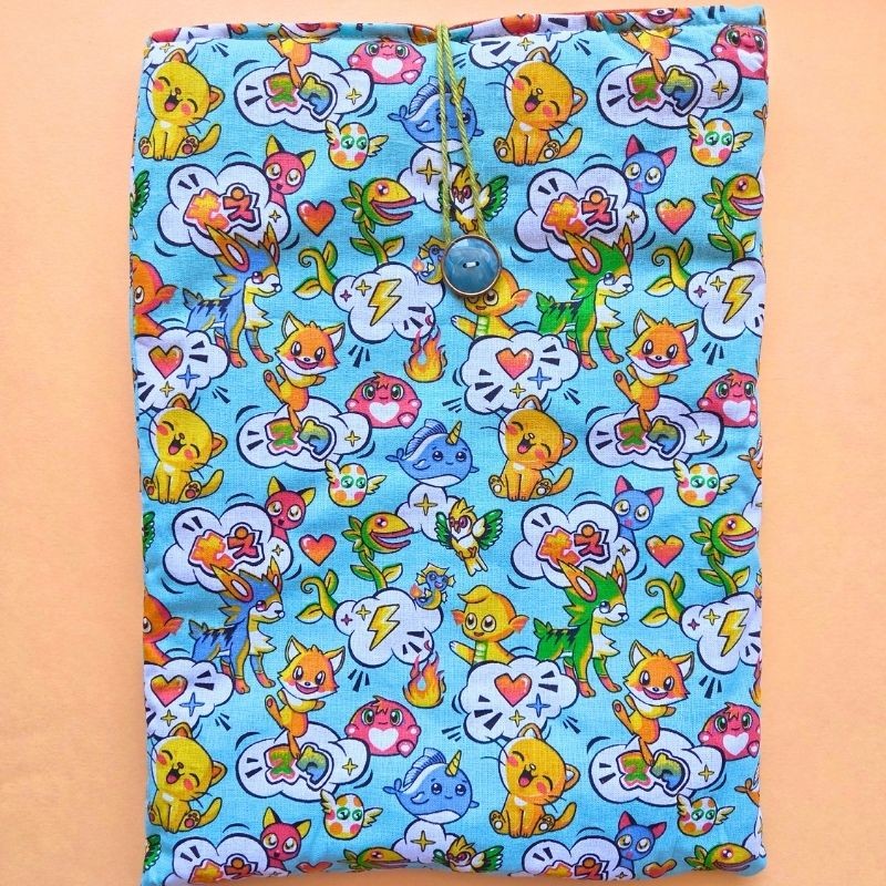 Pochette à livre : protection tissu unique faite en France