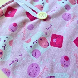 Pochette à livre : protection tissu unique faite en France