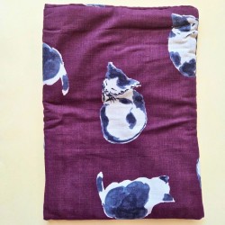 Pochette à livre : protection tissu unique faite en France