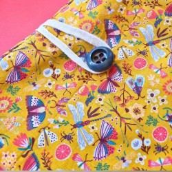 Pochette à livre : protection tissu unique faite en France