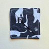 Marque page tissu - chat