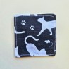 Marque page tissu - chat