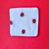Marque page tissu - Coccinelle