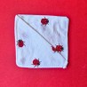 Marque page tissu - Coccinelle