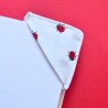Marque page tissu - Coccinelle