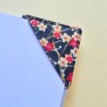 Marque page tissu - fleurs