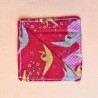Marque page tissu - grue japonaise