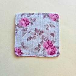Marque page tissu - rose