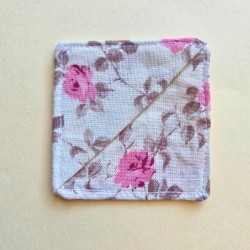 Marque page tissu - rose