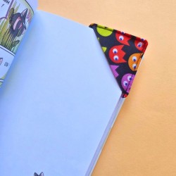 Marque page tissu - pac man