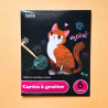6 Cartes à gratter chats