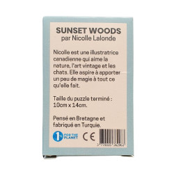 Mini puzzle Sunset Wood - 99 pièces