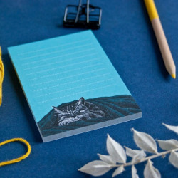 Bloc Note chat qui dort