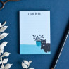 Bloc Note chat bleu