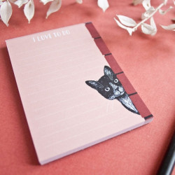 Bloc Note chat rouge