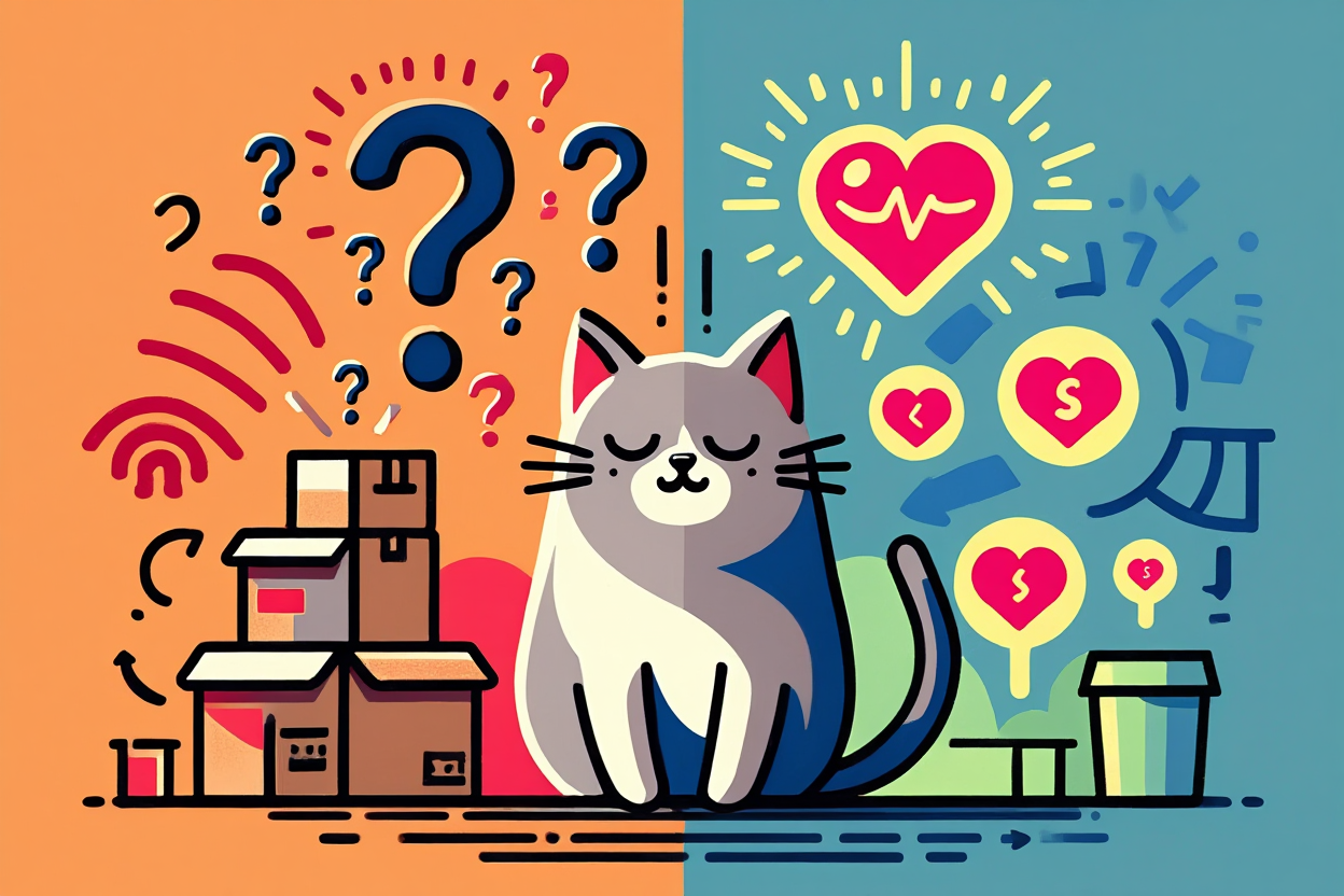 Le léchage comme réponse au stress félin