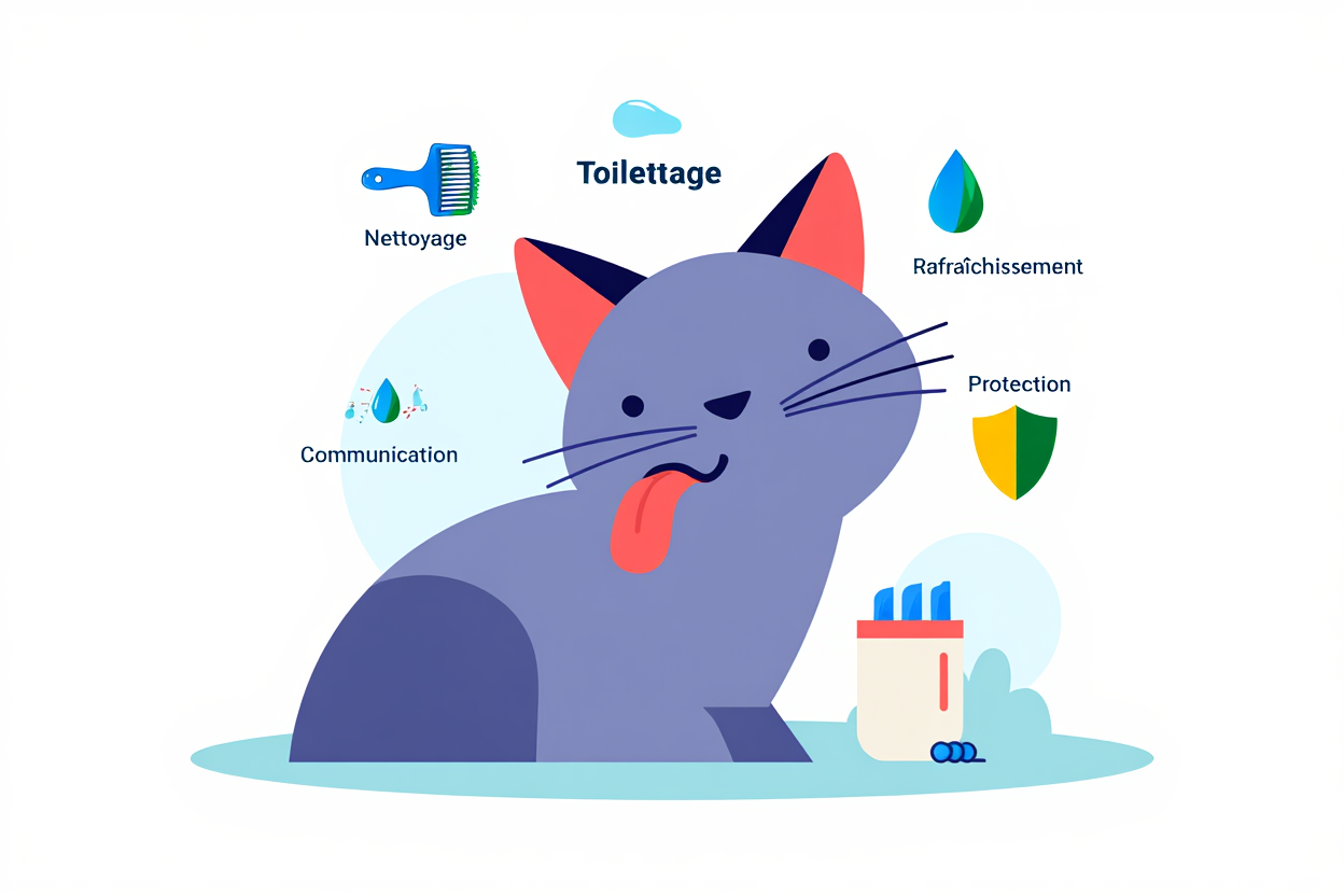 Pourquoi mon chat se lèche tout le temps : causes et solutions