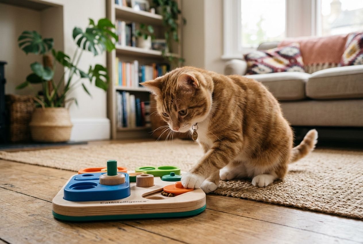 Enrichissement pour chat : idées de jeu et d'intelligence pour chat