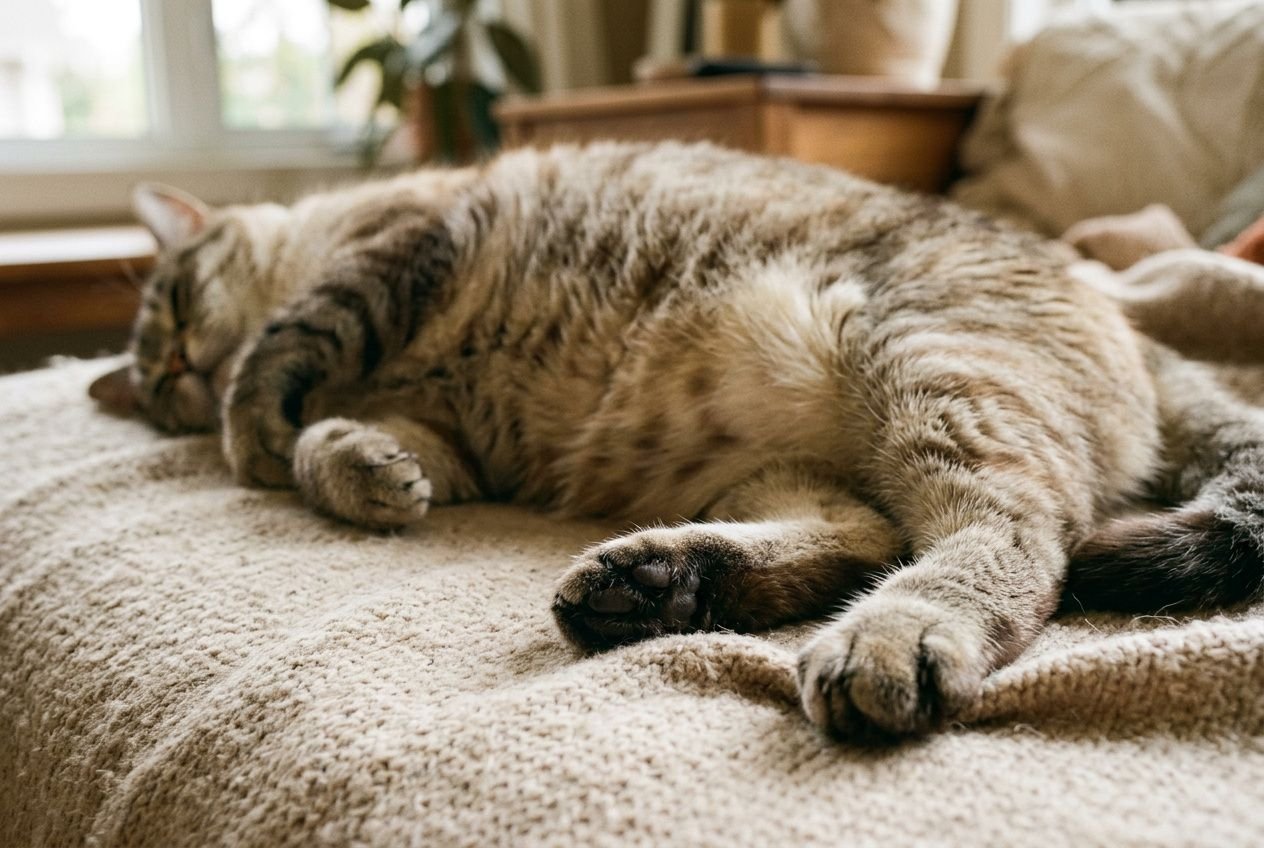 Chat obèse et surpoids : risques sur l'espérance de vie du chat