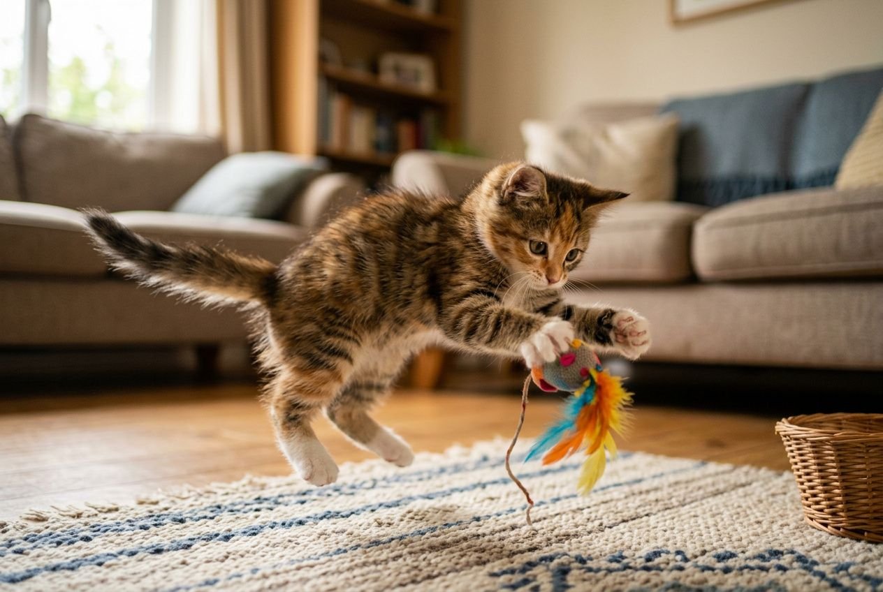 Comment bien jouer avec son chaton : guide pratique