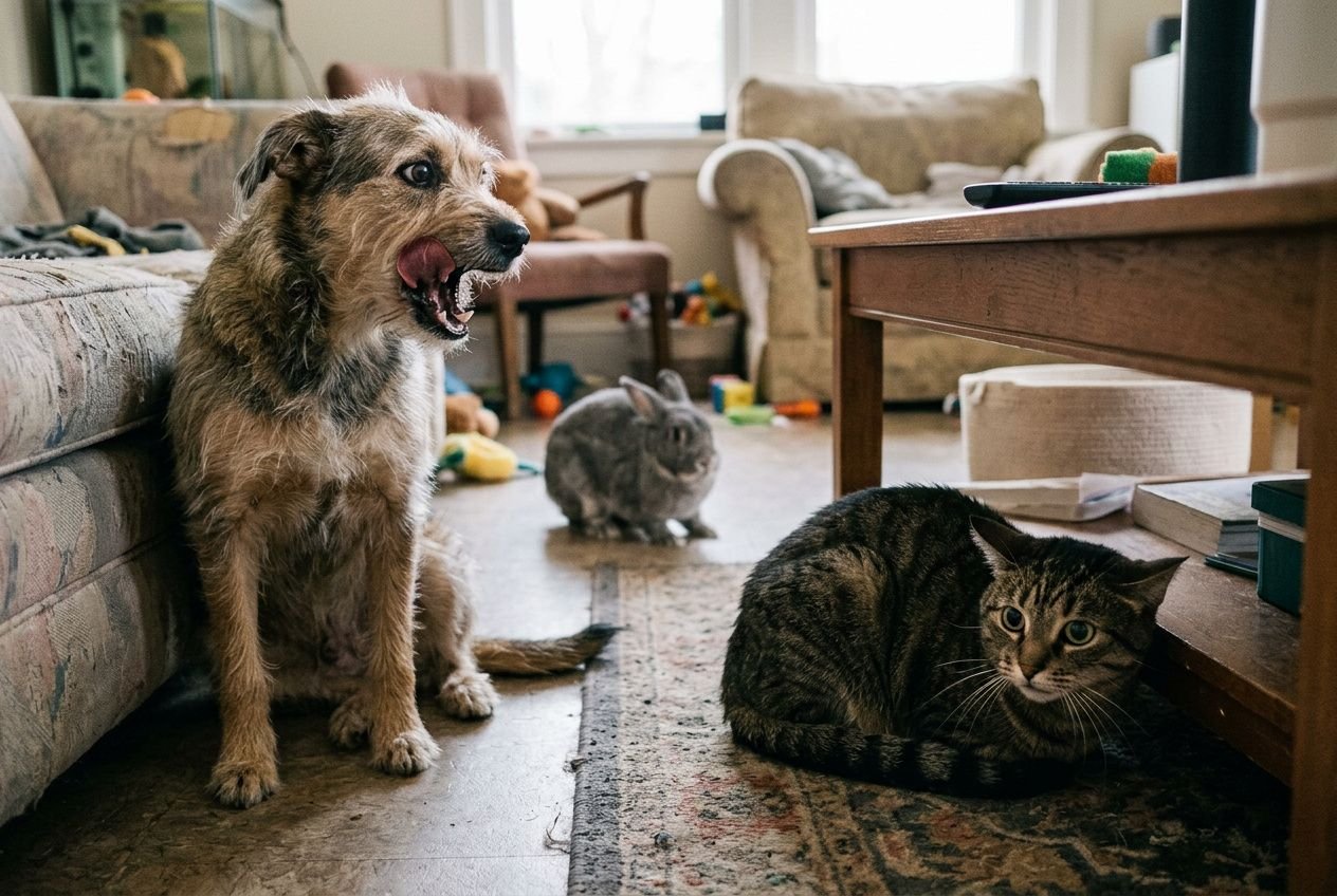 Les signes de stress chez les animaux de compagnie à connaître