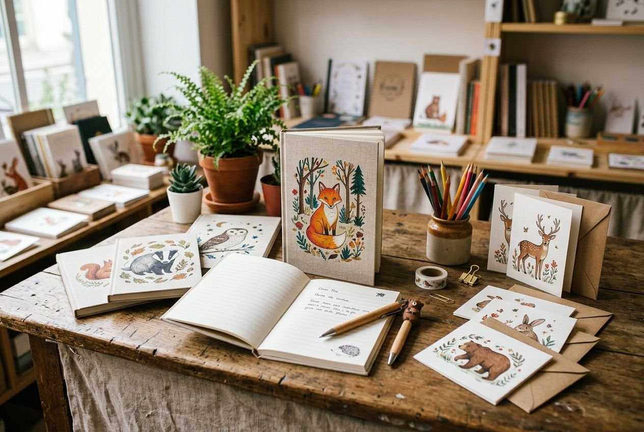 Papeterie motif animaux : nos papiers à motifs tendance
